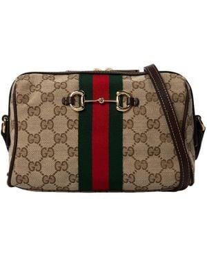 Gucci Classic Texturedfabric Tote Bag - Brown