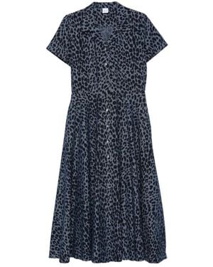 Aspesi Printed Dress - Blue