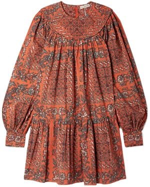 Ulla Johnson Ria Printed Mini Dress - Red