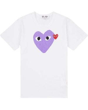 COMME DES GARÇONS PLAY Crew Neck T-Shirt - White