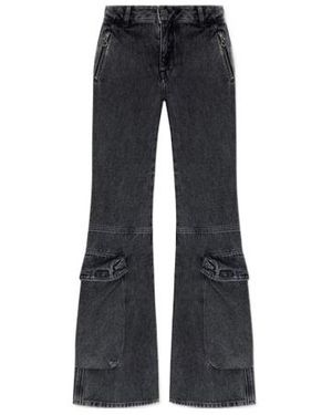 DIESEL D-Poky-S Bootcut Flared Jeans - Blue
