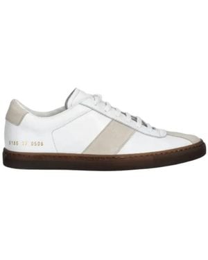 Common Projects Paneled Leather Sneakers - White