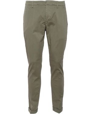 Dondup Gaubert Cotton Slacks - Grey