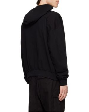 Thom Krom Cotton Hoodie - Black