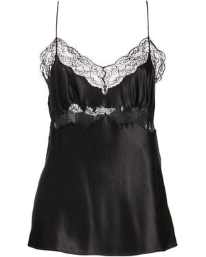 Saint Laurent Sleeveless Tops - Black