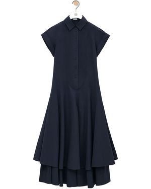 Loewe Double Layer Dress - Blue