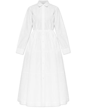 Lanvin Poplin Shirt Dress - White