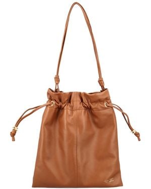 Celine Small Crystal Pouch - Brown