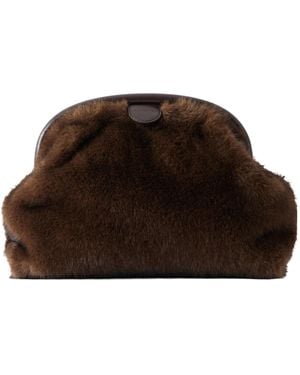 Stella McCartney Falabella Chain Clutch Bag - Brown
