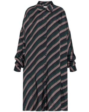 Dries Van Noten Long Sleeve Dress - Black