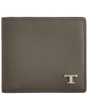 Tod's T Timeless Wallet - Grey