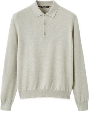 Loro Piana Classic Polo Shirt - Grey