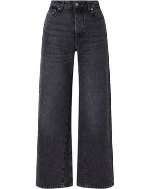 Our Legacy Treble Cut High-Rise Wide-Leg Jeans - Blue