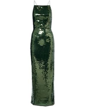 Oséree Marylin Sequined Maxi Dress - Green