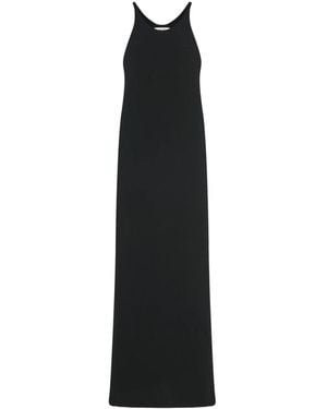 The Row Johanne Silk Dress - Black