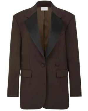 P.A.R.O.S.H. Wide-Lapel Blazer - Black