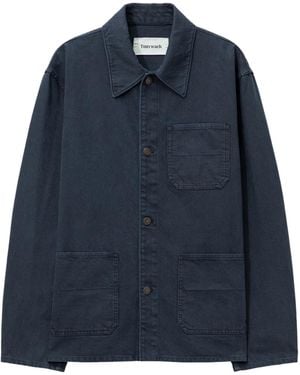 Tonywack Patch Pocket Cotton Jacket - Blue