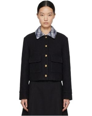 Marissa Chiara Long-Sleeved Casual Jacket - Black