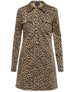 Giambattista Valli Animal-Print Denim Minidress - Multicolor