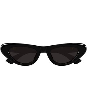 Bottega Veneta Eyewear Cat Eye Frame Sunglasses - White