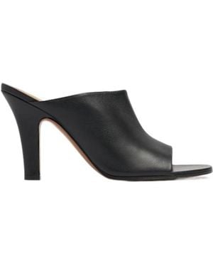 The Row 90Mm Signum Heeled Leather Mules - Black