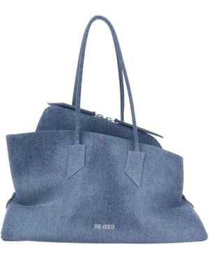 The Attico Logo Handbag - Blue