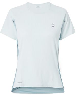 On Shoes Breathable Shortsleeve Sports Tshirt - Blue
