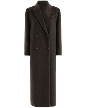 Brunello Cucinelli Hand-Crafted Coat - Black