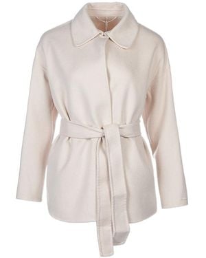 iBlues Long-Sleeved Coat - Natural
