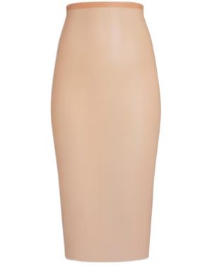 Alaïa Alaïa Mermaid Midi Skirt - Natural
