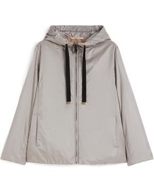 Max Mara Padded Water-Repellent Hooded Jacket - Grey