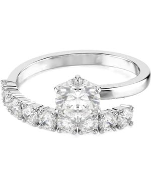 Swarovski Matrix Open Ring - White