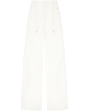 DARKPARK Wide Leg Palazzo Trousers - White