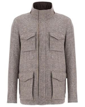 Herno Resort Field Jacket - Grey