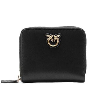 Pinko Square Zip-Around Purse - Black