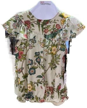 RED Valentino Print Short Sleeve - Grey