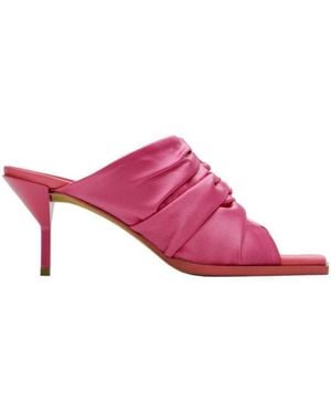 3.1 Phillip Lim Logo High-Heeled Sandals - Pink