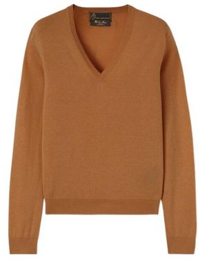 Loro Piana V-Neck - Brown
