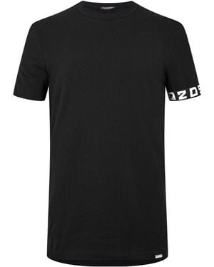 DSquared² Logo Shortsleeve Tshirt - Black