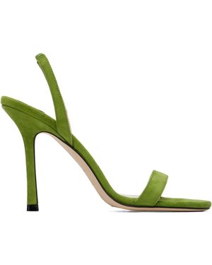 Jimmy Choo Jenn 100 High-Heeled Sandals - Green
