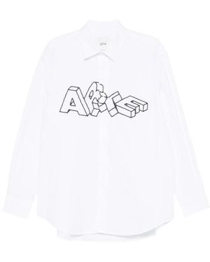 Arte' Lapel Shirt - White