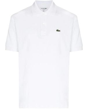 Lacoste Logo-Patch Polo Shirt - White