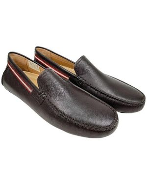 Bally Logo Business Casual Shoes - Brown