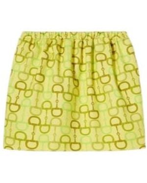 Gucci Printed Mini Skirt - Yellow