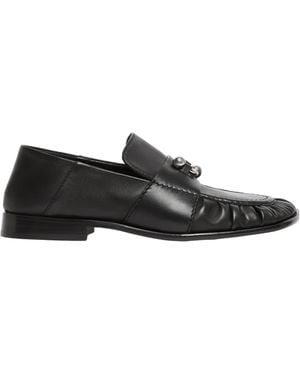 Sportmax Pleated Loafers - Black