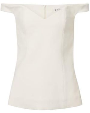 Rohe Off-Shoulder Top - White