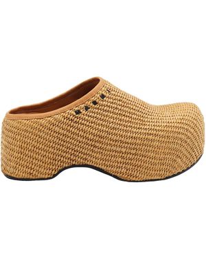 Marni Platform Flip Flops - Brown