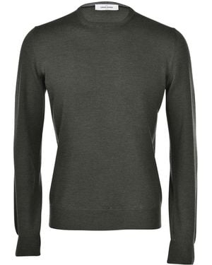 Gran Sasso Round-Neck Wool Jumper - Blue