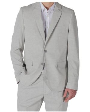 Antony Morato Long-Sleeved Button-Up Jacket - Gray