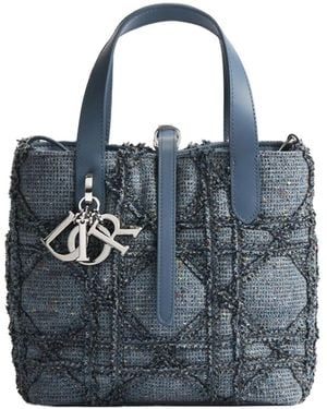 Dior Small Toujours Vertical Tote Bag - Blue